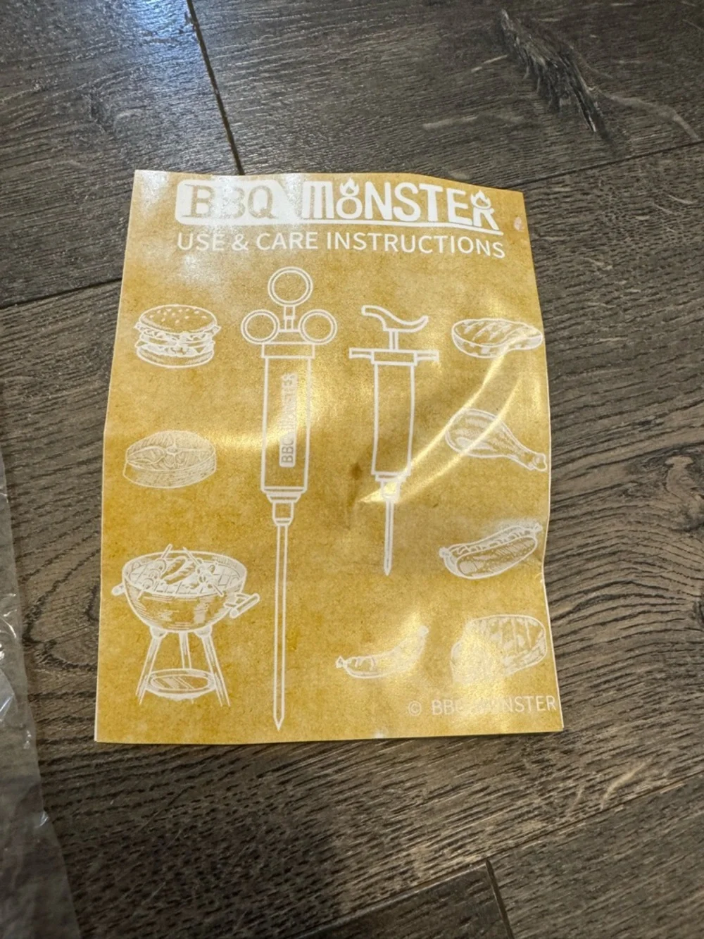 BBQ Monster Stainless Steel Marinade Injector NEW‎